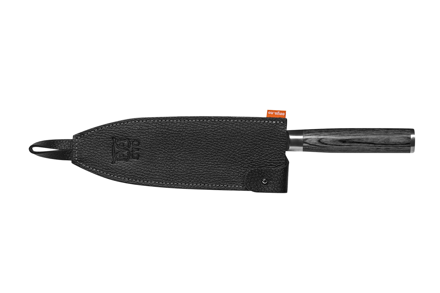 Skarvet kokkekniv 19,5 cm, grå
