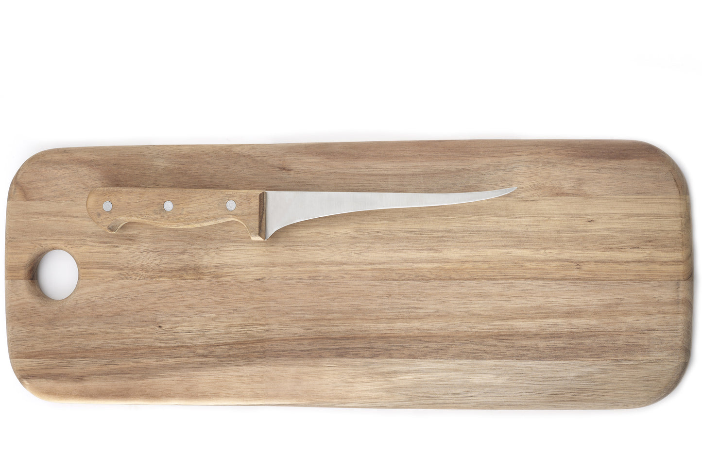 Filetfjøla med kniv