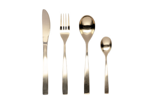 Bris bestikk 16 deler, gull