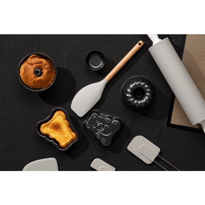 Kakeform bamse, 11 cm