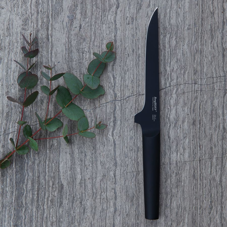 RON utbeiningskniv sort 15 cm
