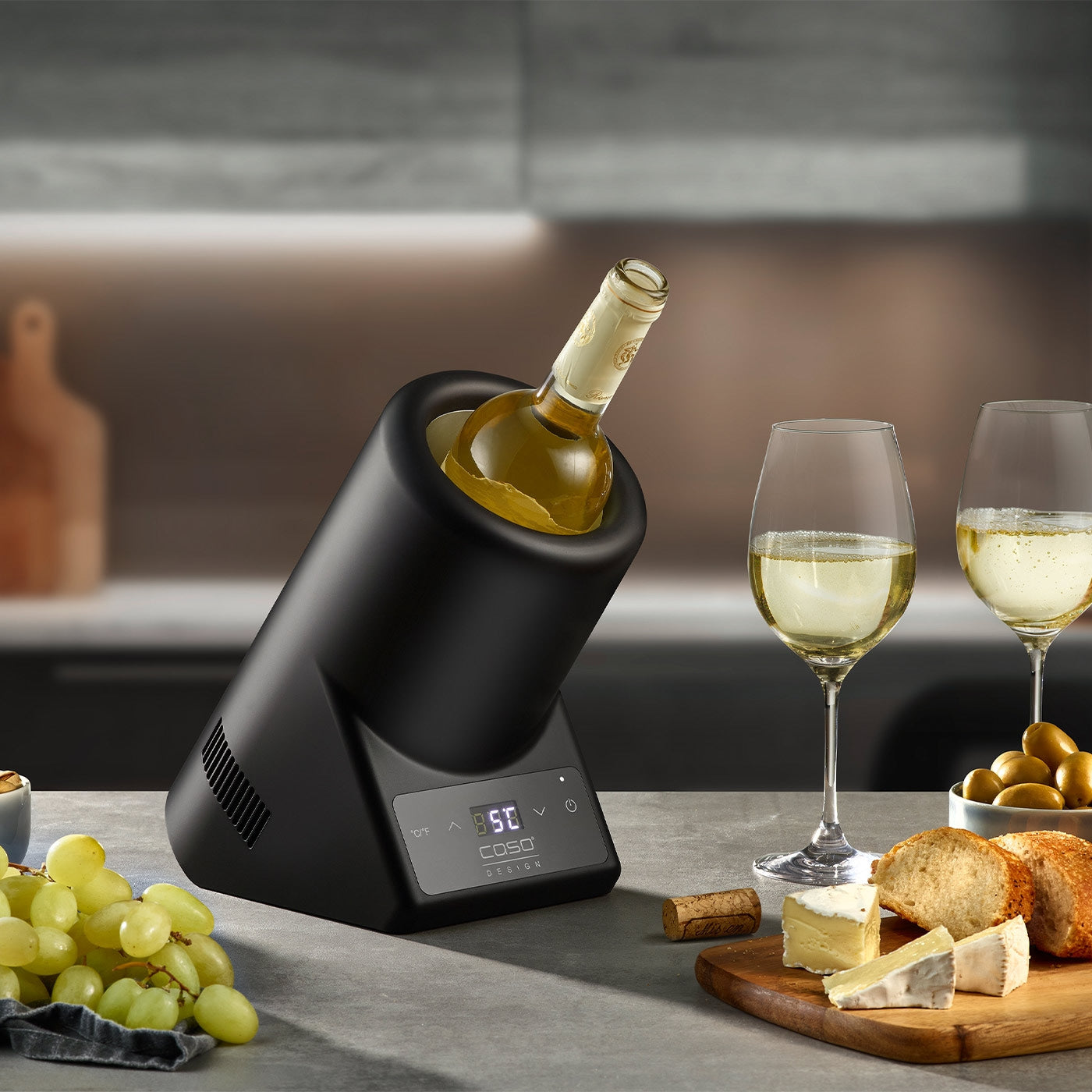 Caso WineCase One Black - Elektronisk vinkjøler