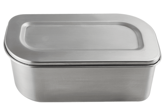 Matboks i rustfritt stål, 1,2 liter