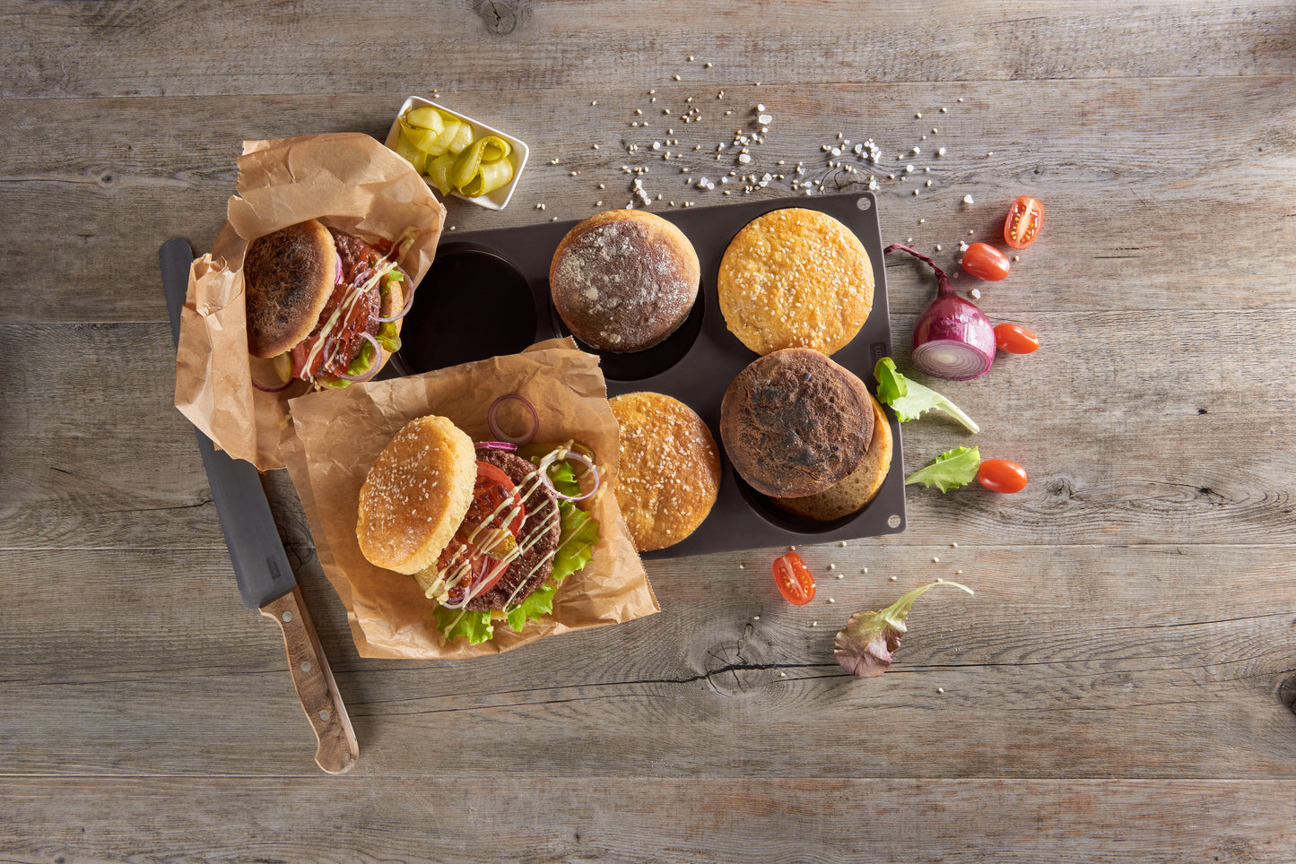 Flexiform burgerbrød, store