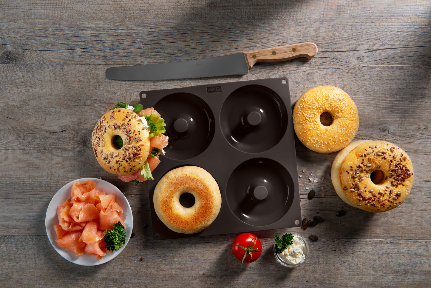 Flexiform bagels, 4 stk