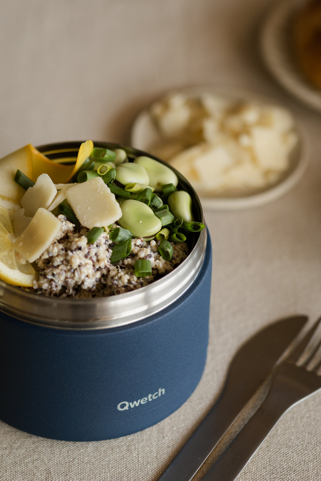 Qwetch termo-matboks med hank, 850ml