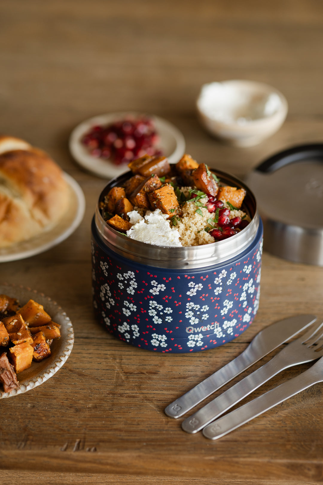 Qwetch termo-matboks med hank, 850ml