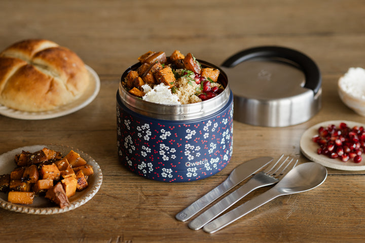 Qwetch termo-matboks med hank, 650ml