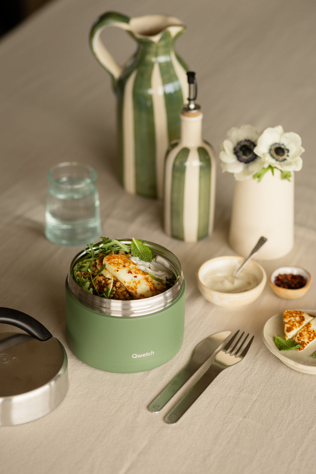 Qwetch termo-matboks med hank, 850ml