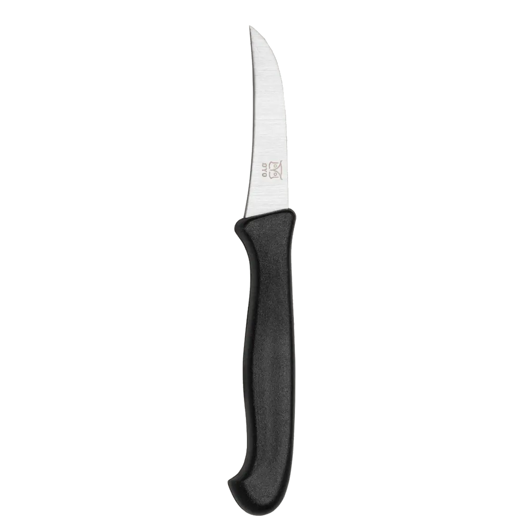 Skrellekniv, buet, 6 cm