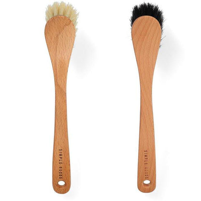 Wool oppvaskbørste i tre