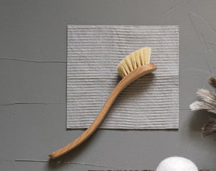 Wool oppvaskbørste i tre