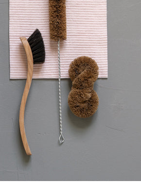 Wool oppvaskbørste i tre