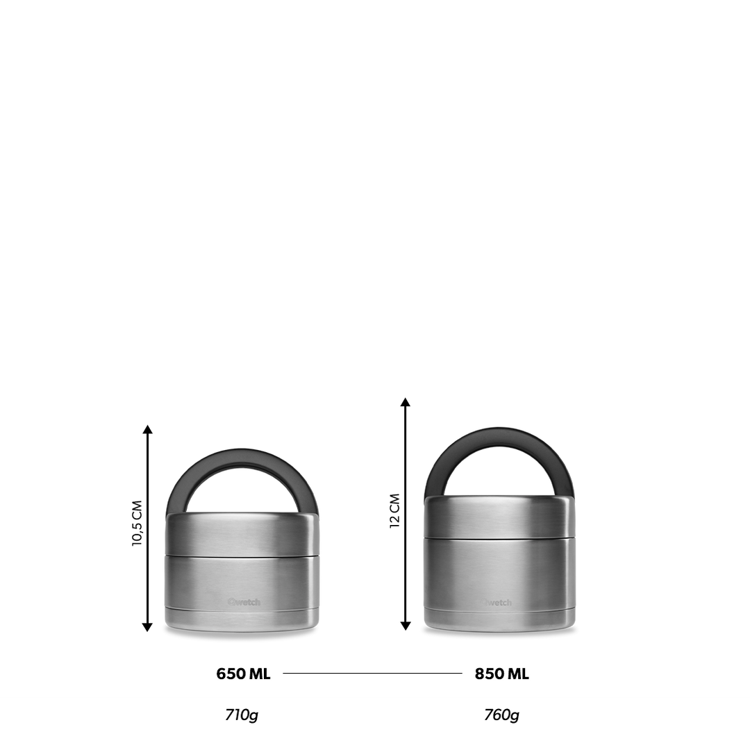 Qwetch termo-matboks med hank, 650ml