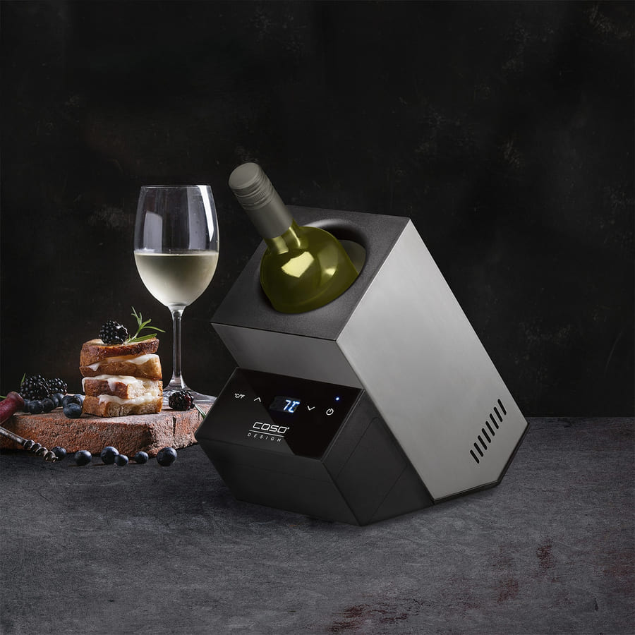 Caso WineCase One Deluxe - Batteridrevet vinkjøler