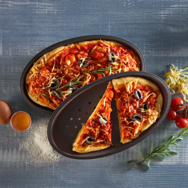 Flexiform Pizza oval, 2 stk