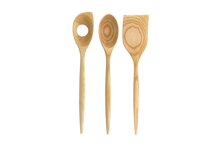 Kjøkkenredskap i tre, 3 stk