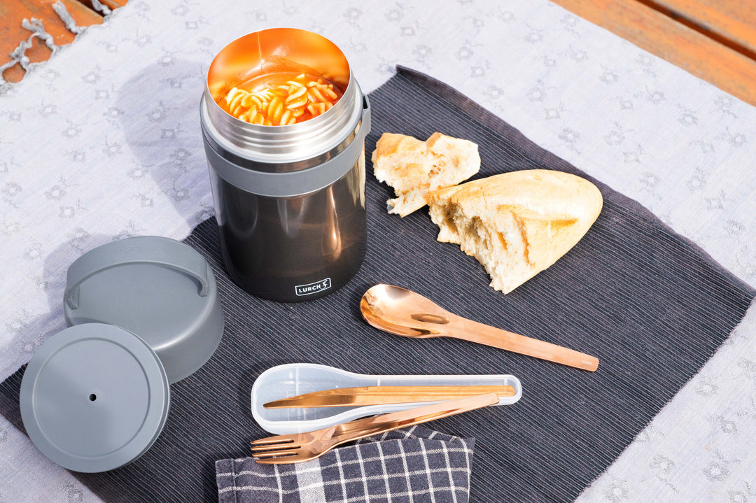 Termo-matboks Iso-Pot 2.0, grå, 800 ml
