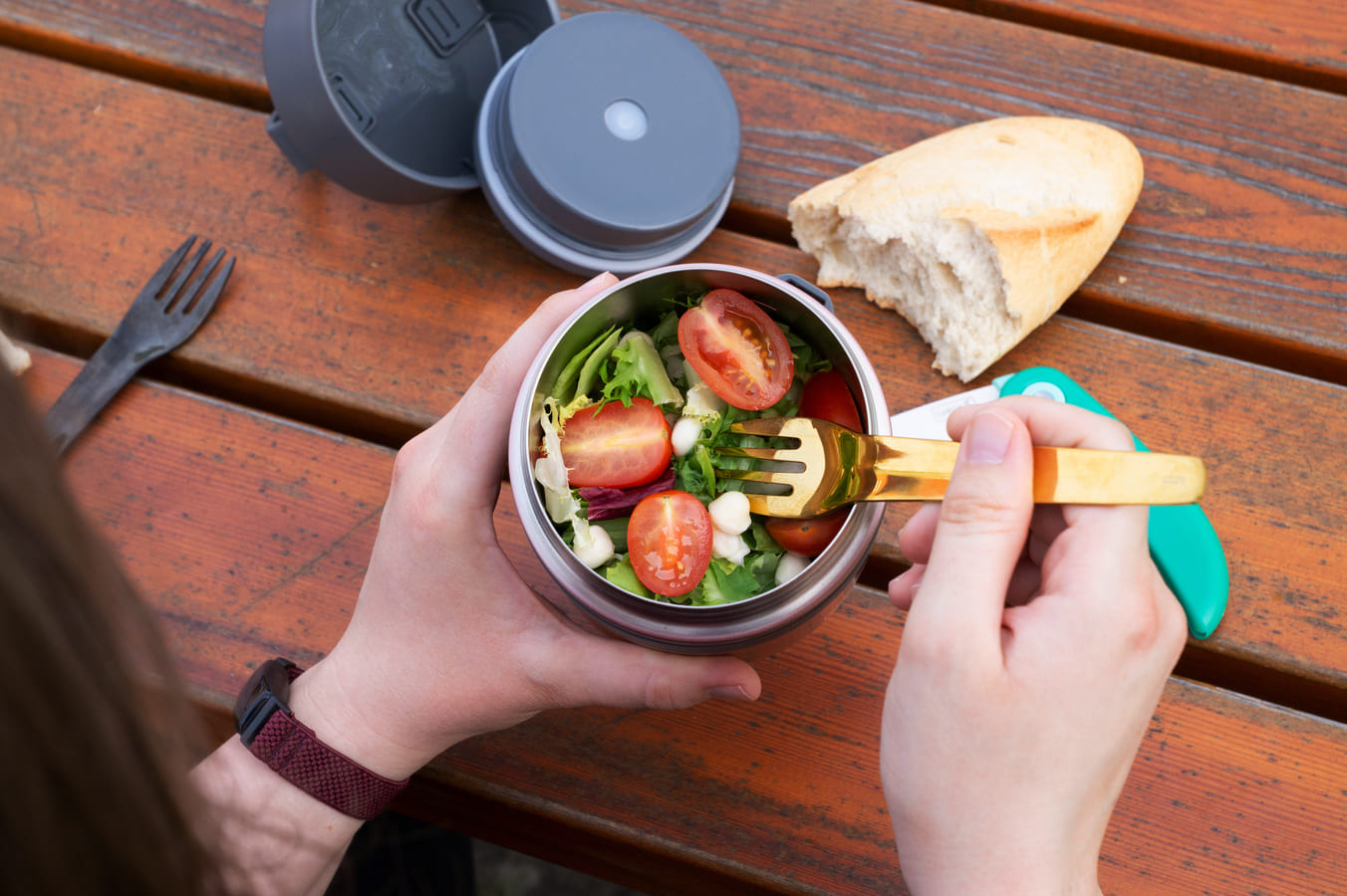 Termo-matboks Iso-Pot 2.0, roségull, 800 ml