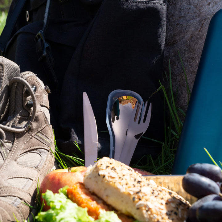 Bestikk To-Go i rustfritt stål, bronse