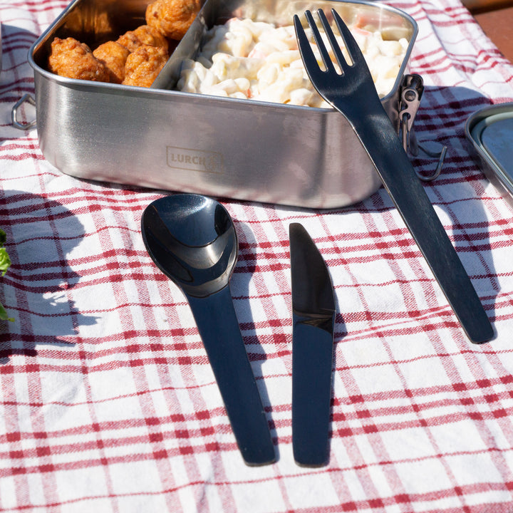 Bestikk To-Go i rustfritt stål, antracit