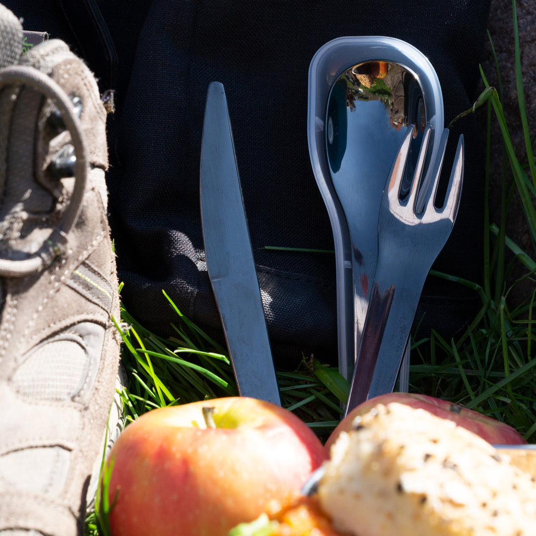 Bestikk To-Go i rustfritt stål, antracit