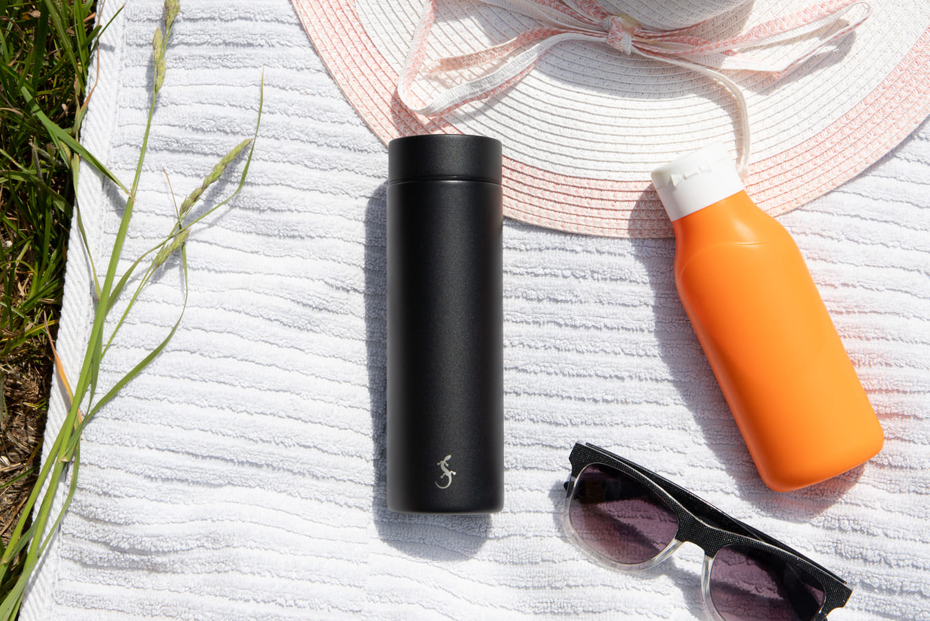 Termoflaske "mini", sort,  0,3 liter