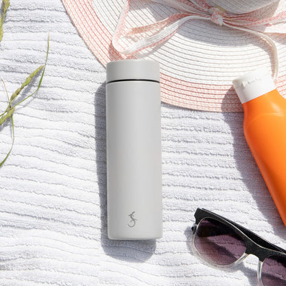 Termoflaske "mini", lys grå, 0,3 liter