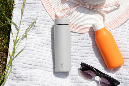 Termoflaske "mini", lys grå, 0,3 liter