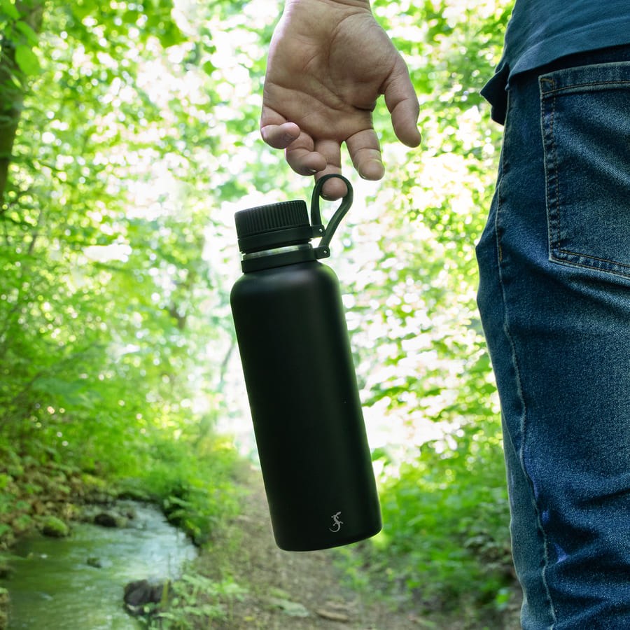 Termoflaske Outdoor 1l - sort