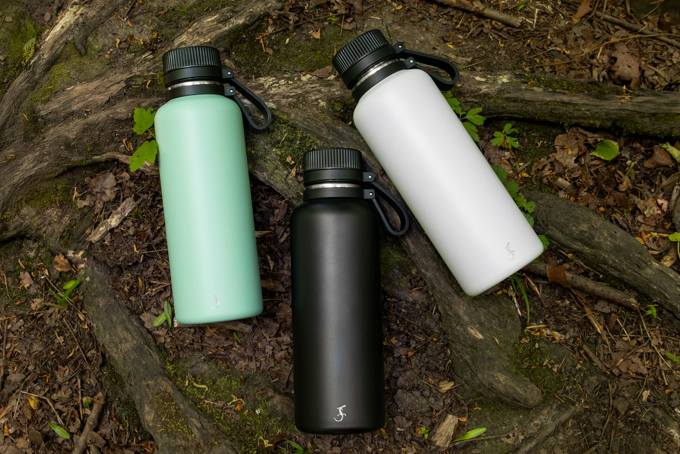 Termoflaske Outdoor 1l - lys grå