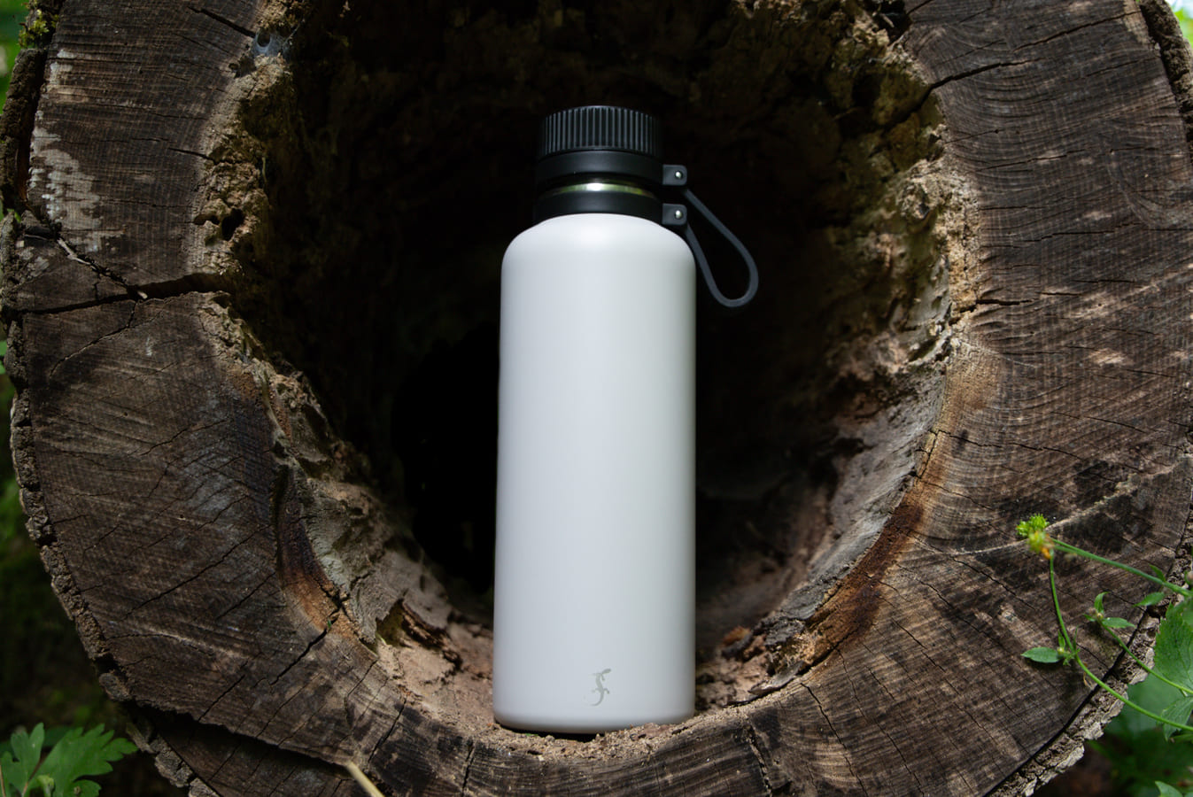 Termoflaske Outdoor 1l - lys grå