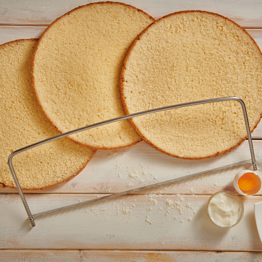 Kakedeler i rustfritt stål, 40 cm