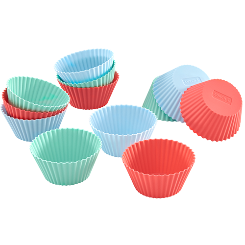 Flexiform Muffinsformer i silikon, 12 stk