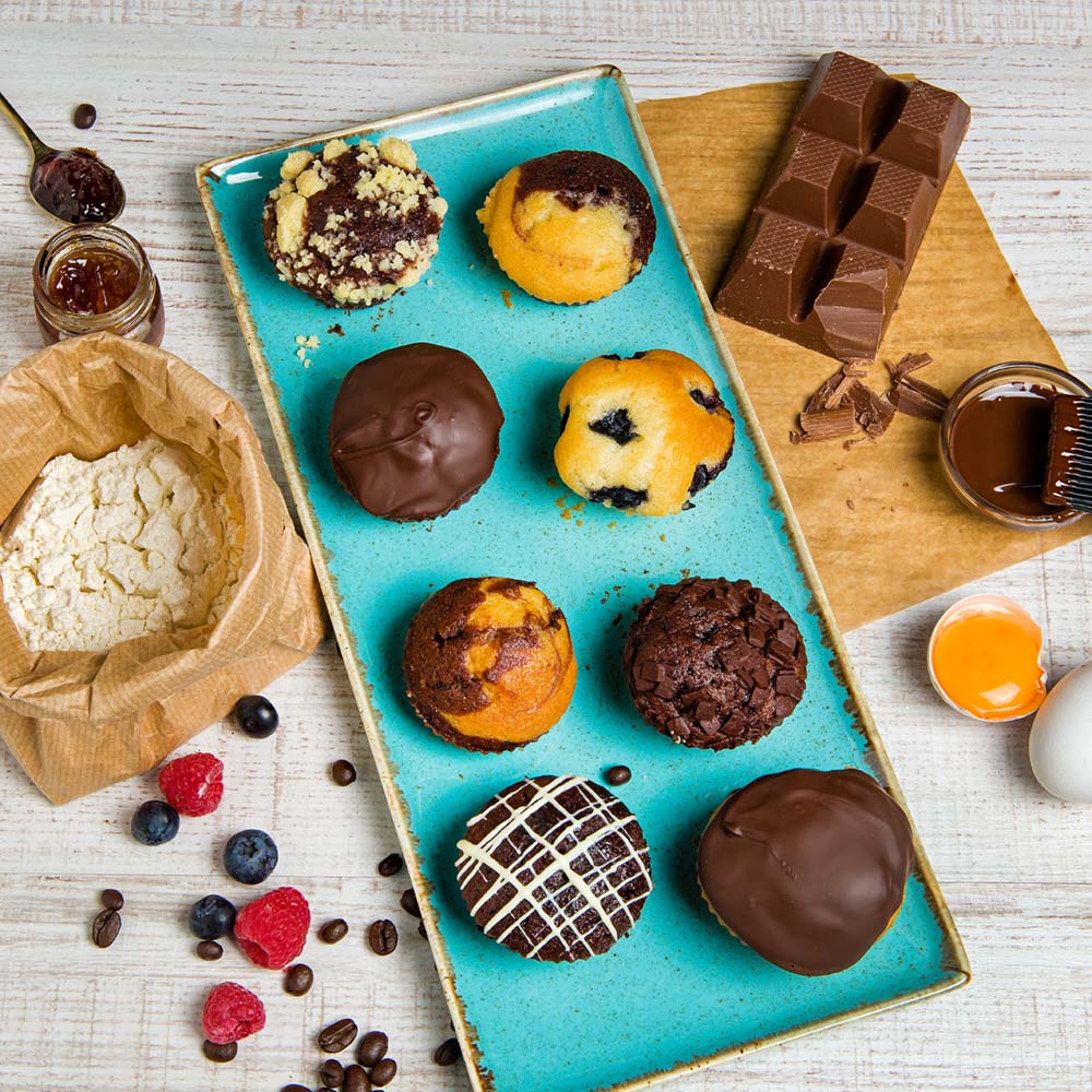 Flexiform Muffinsformer i silikon, 12 stk