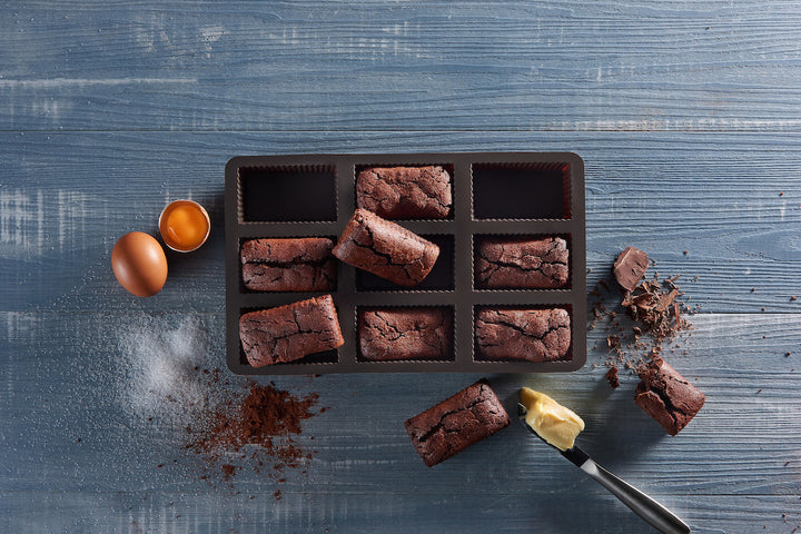 Flexiform bakeplate brownie, 9 stk