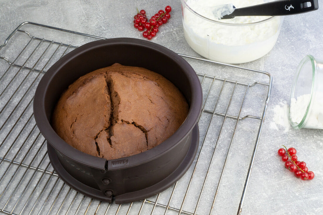 Flexiform kakeform med glassbunn, 20 cm