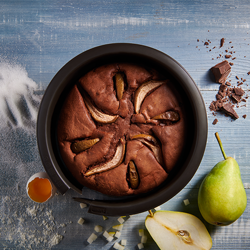 Flexiform kakeform med glassbunn, 20 cm