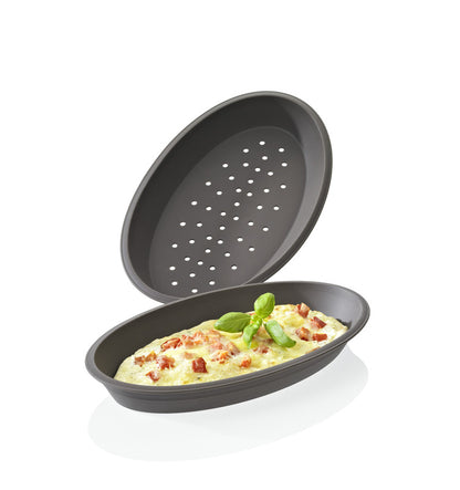 Flexiform Pizza oval, 2 stk