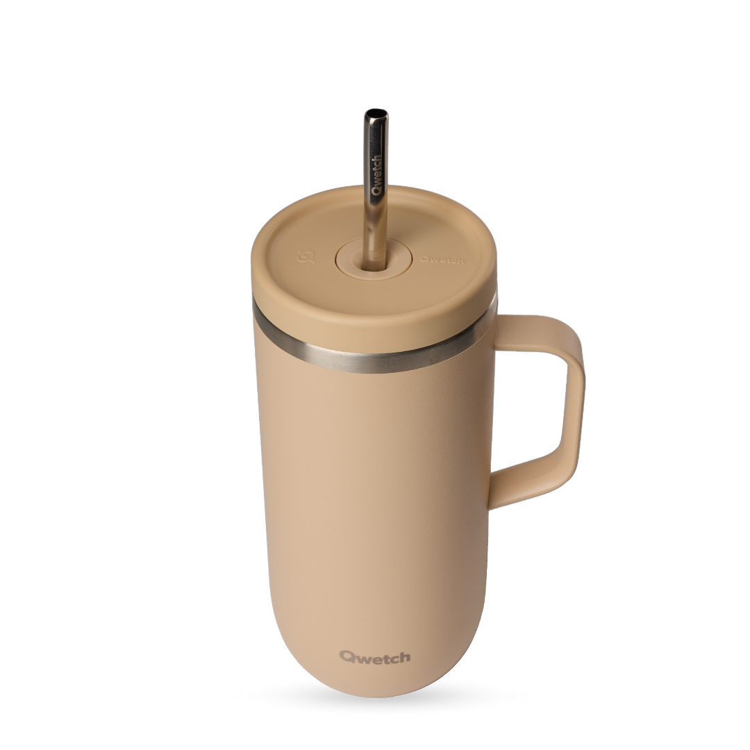 Qwetch Cold Cup med hank, 600ml