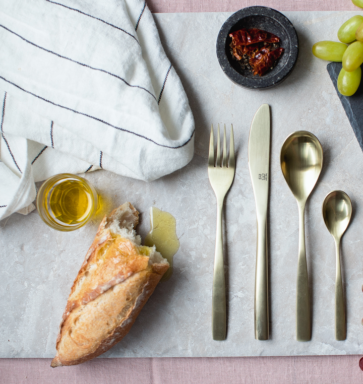 Bris bestikk 16 deler, gull