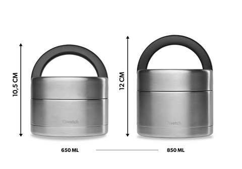 Qwetch termo-matboks med hank, 850ml